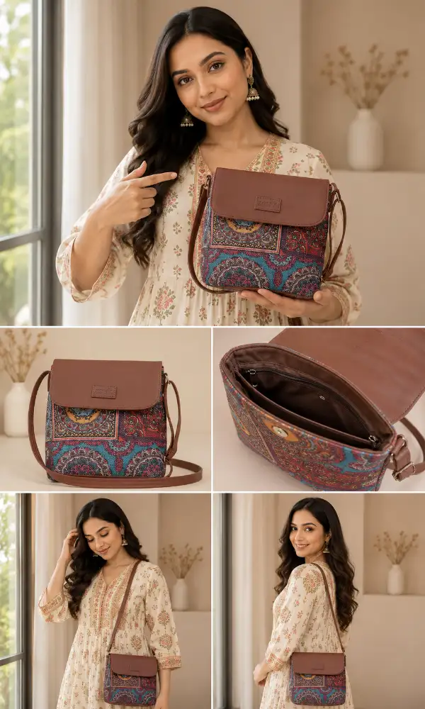 Flap Sling Bag Back